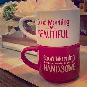 Mug Set His/Hers Anniversary Present Cute